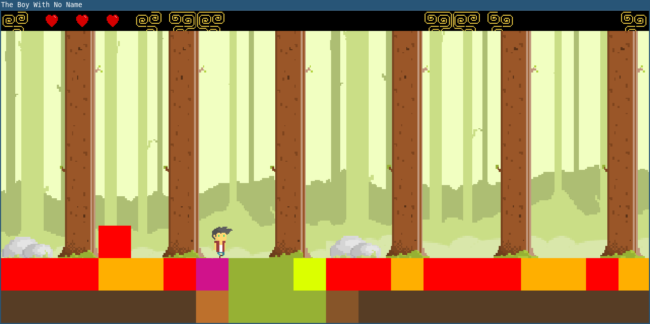 Game screenshot with new spritesheet